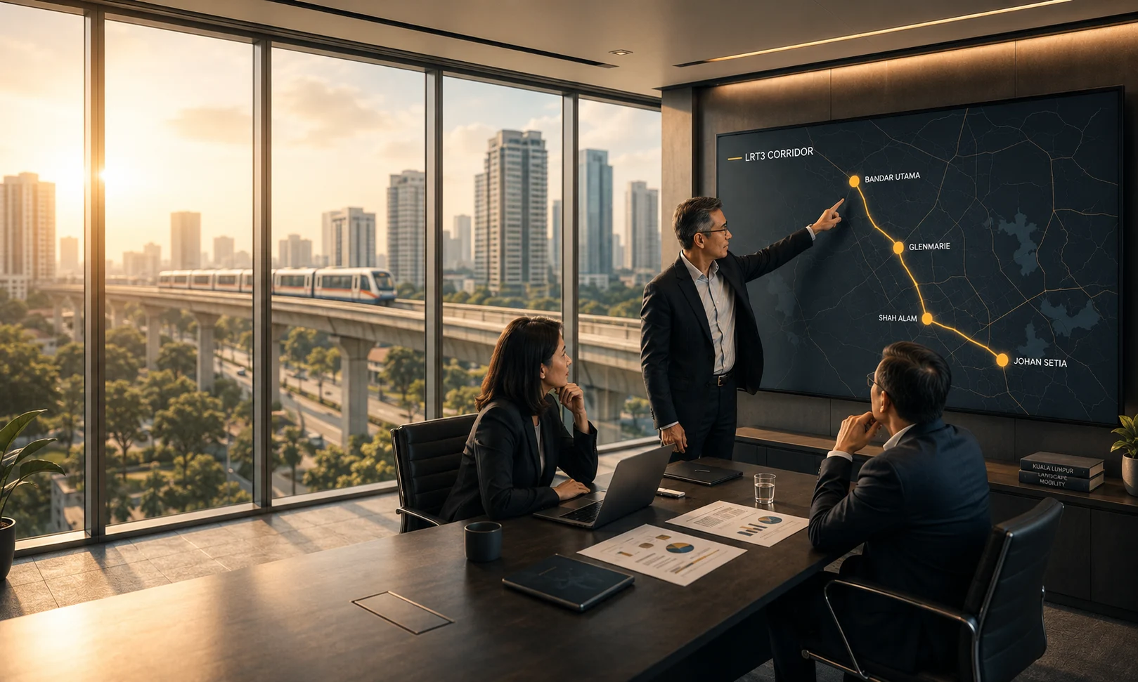 Office Leasing Near LRT3: How the Shah Alam Line Changes Klang Valley Office Decisions